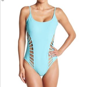 Red Carter - cutout one piece swimsuit